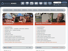 Tablet Screenshot of inside.mines.edu