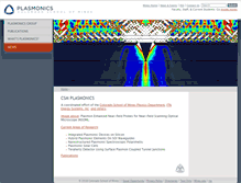 Tablet Screenshot of plasmonics.mines.edu