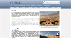 Desktop Screenshot of cierse.mines.edu