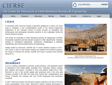 Tablet Screenshot of cierse.mines.edu