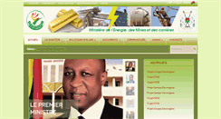 Desktop Screenshot of mines.gov.bf