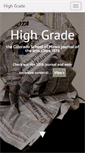 Mobile Screenshot of highgrade.mines.edu