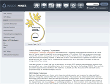 Tablet Screenshot of geco.mines.edu