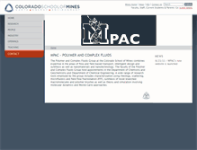 Tablet Screenshot of mpac.mines.edu