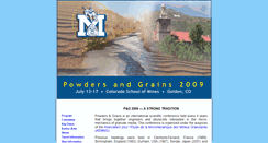 Desktop Screenshot of pandg2009.mines.edu